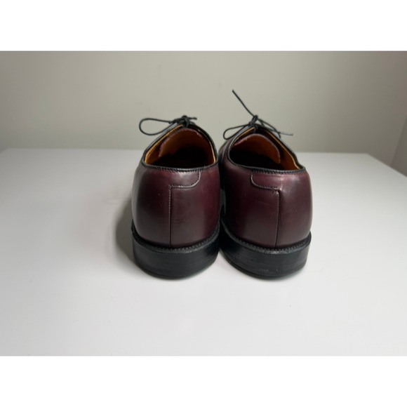 Allen Edmonds Park Avenue Mens 13 D Burgundy Leather Cap Toe Oxford Shoes 5875 - Picture 5 of 10